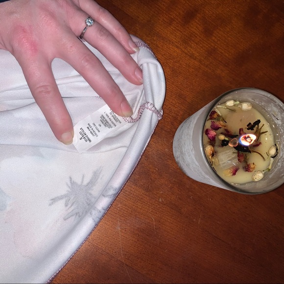 NEW WITH TAGS SOPRANO FIT & FLARE SPAGHETTI STRAP DRESS FLORAL & LAVENDER SIZE S - Picture 2 of 16